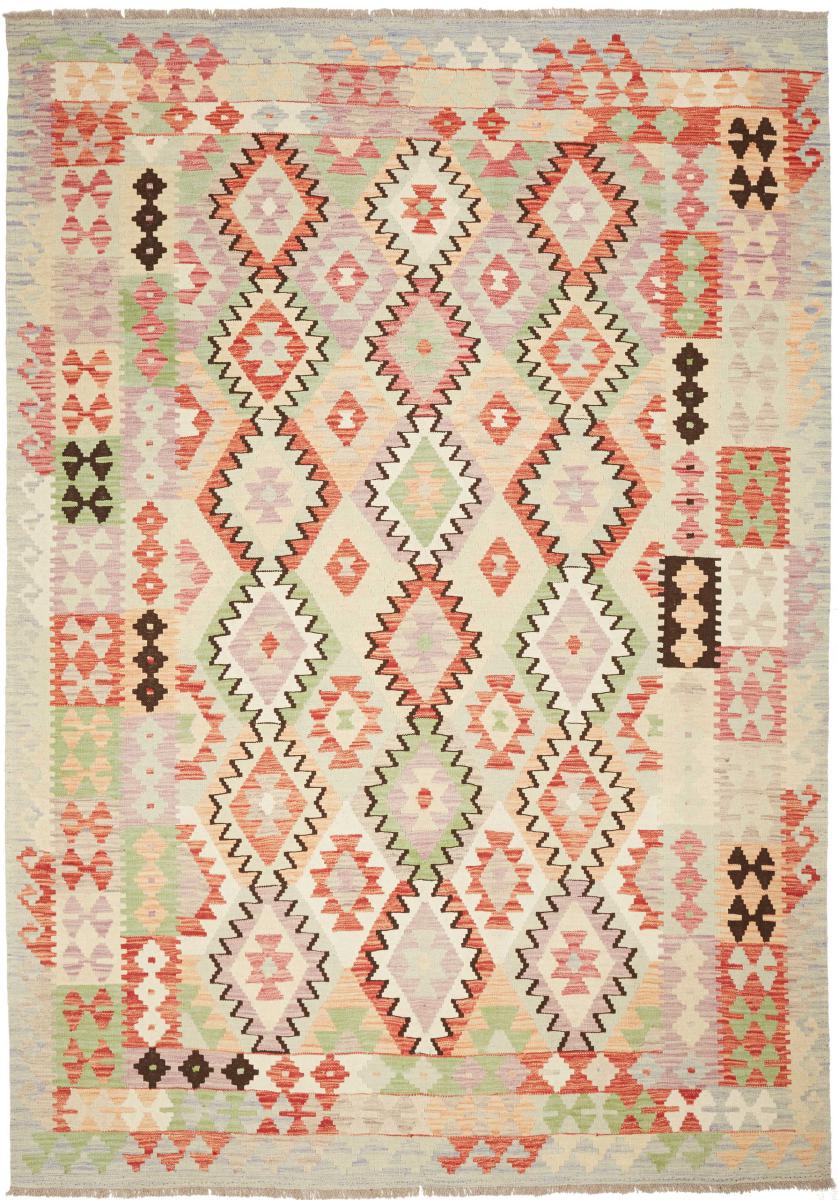 Tapete afegão Kilim Afegão 292x203 292x203, Tapete persa Tecido à mão