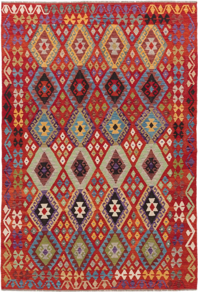 Afghaans tapijt Kilim Afghan 308x208 308x208, Perzisch tapijt Handgeweven