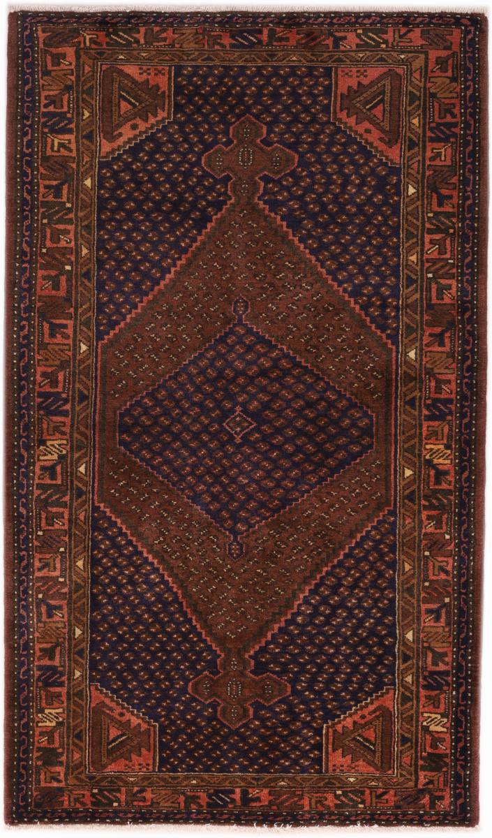 Persian Rug Sandjan 7'2"x4'3" 7'2"x4'3", Persian Rug Knotted by hand