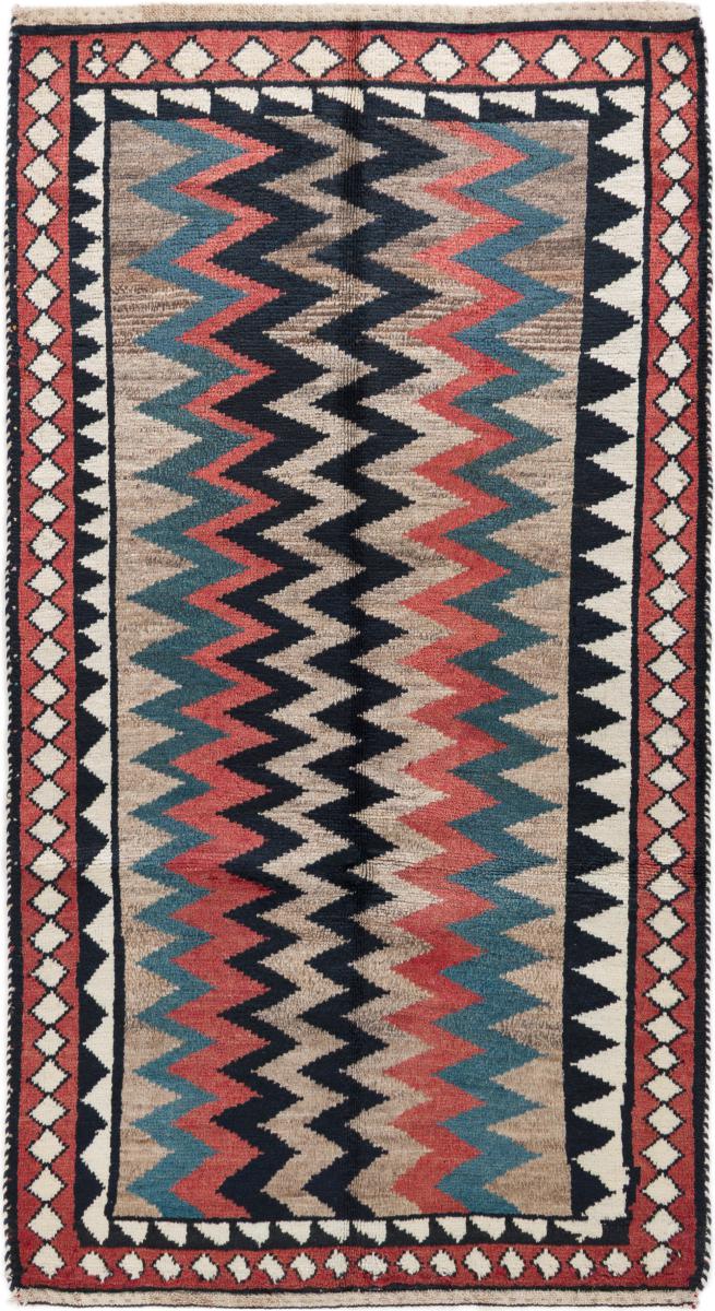 Persian Rug Persian Gabbeh Ghashghai 175x96 175x96, Persian Rug Knotted by hand