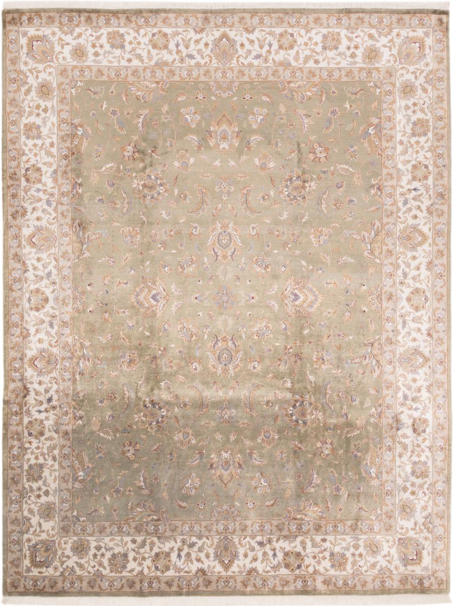 Tapis indien Indo Kashan 306x237 306x237, Tapis persan Noué à la main