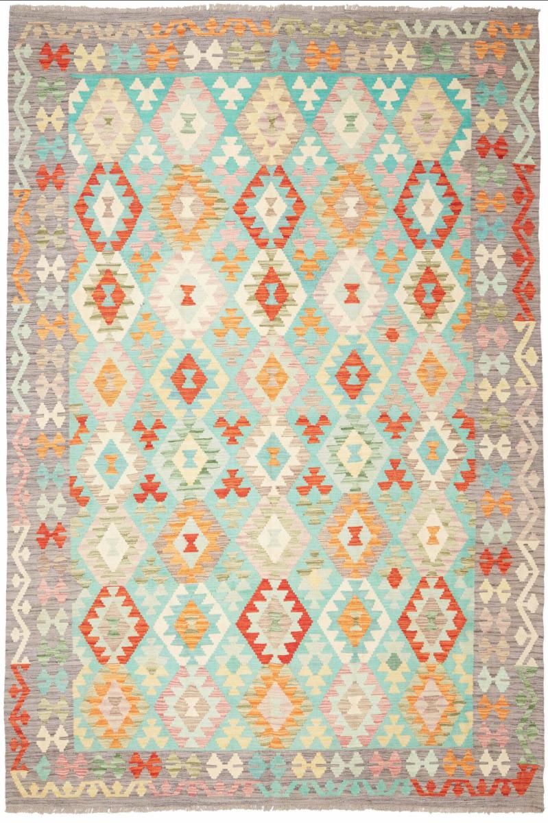 Tapete afegão Kilim Afegão 296x207 296x207, Tapete persa Tecido à mão