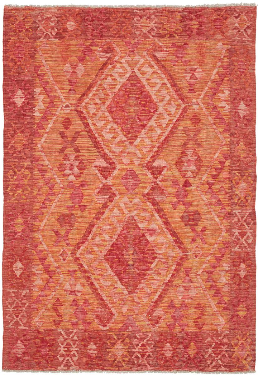 Αφγανικό χαλί Κιλίμ Afghan 184x129 184x129, Περσικό χαλί Οι κόμποι έγιναν με το χέρι