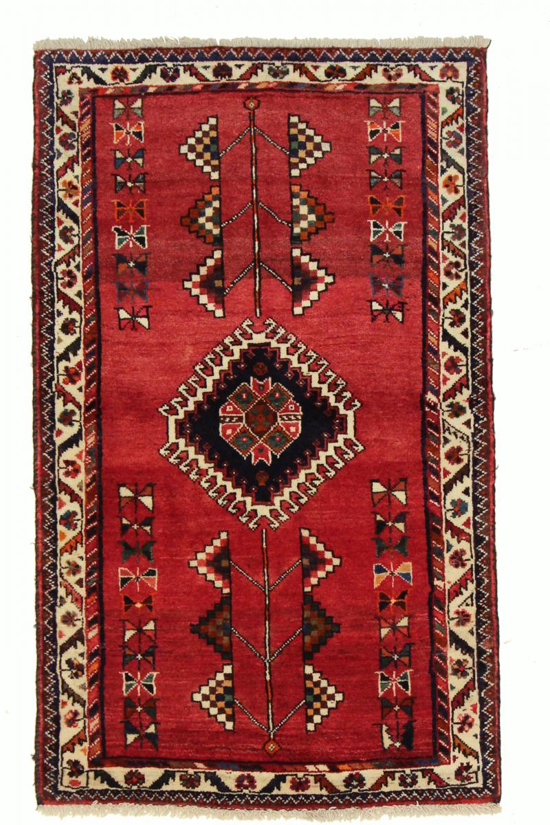 Tapete persa Ghashghai 145x87 145x87, Tapete persa Atado à mão