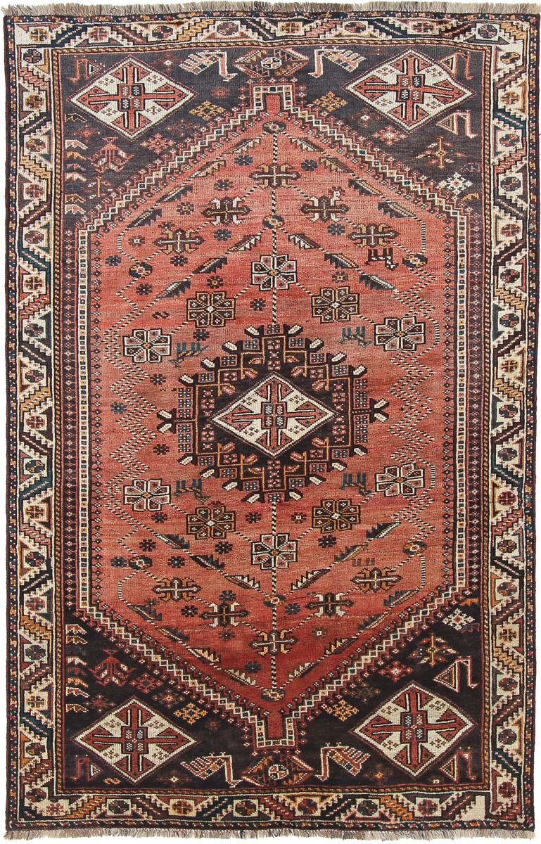 Tapete persa Ghashghai 250x158 250x158, Tapete persa Atado à mão