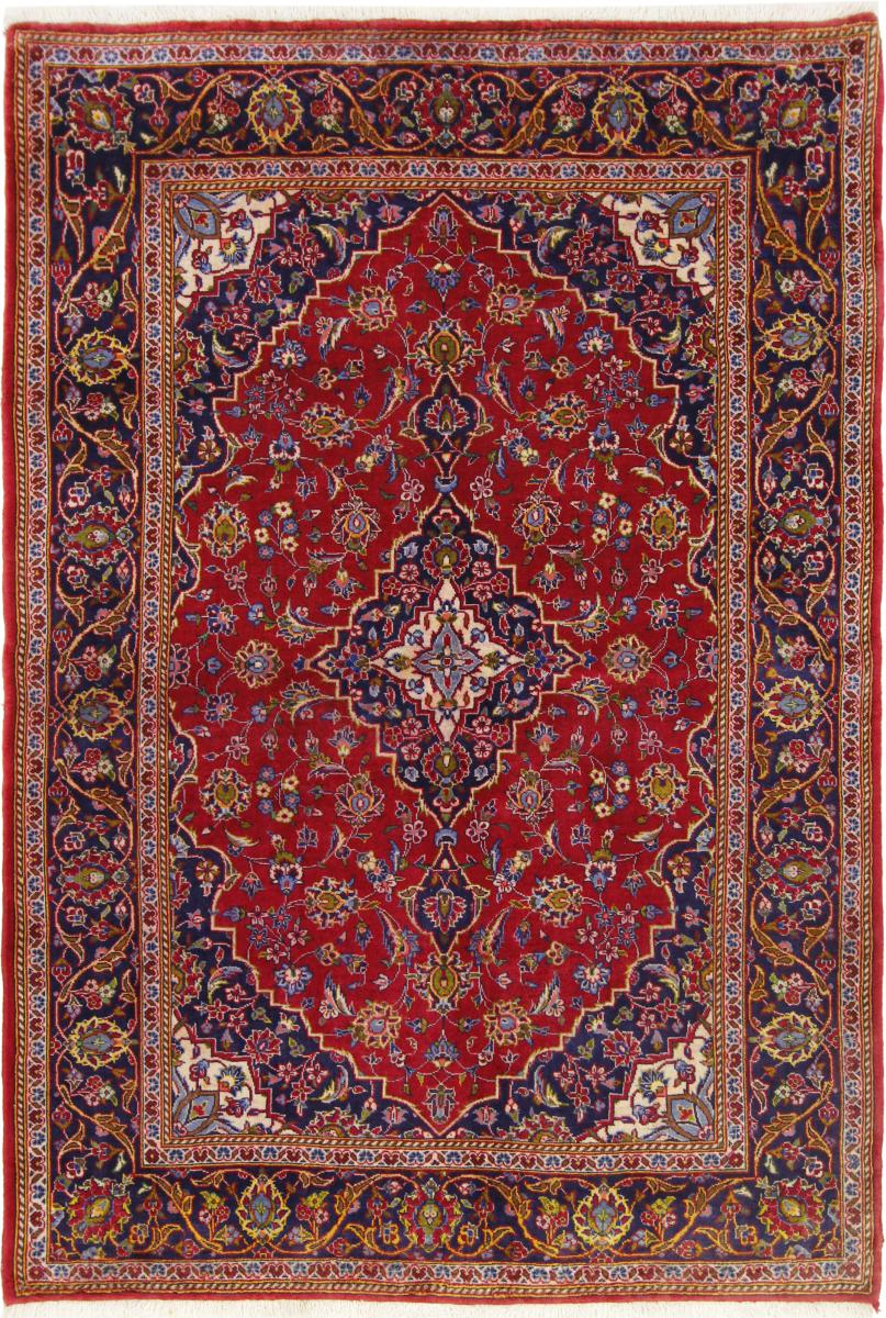 Persialainen matto Keshan 204x140 204x140, Persialainen matto Solmittu käsin