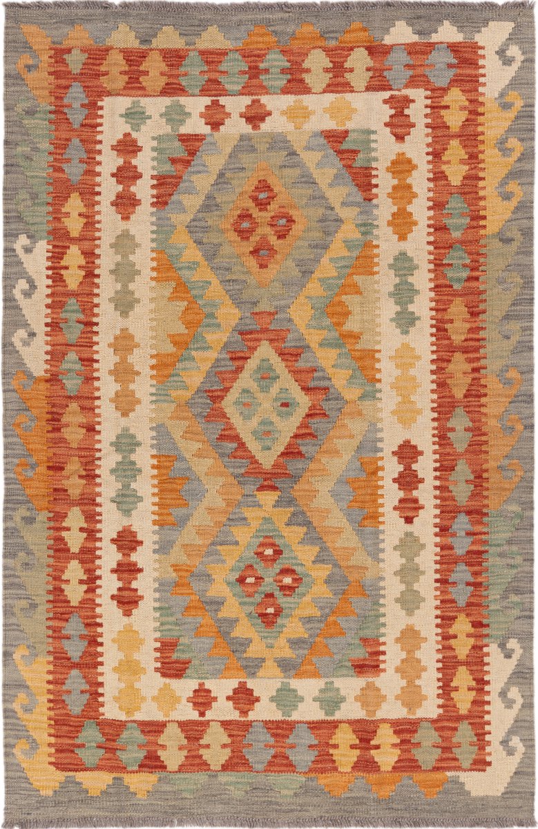 Tapis afghan Kilim Afghan 151x100 151x100, Tapis persan Tissé à la main