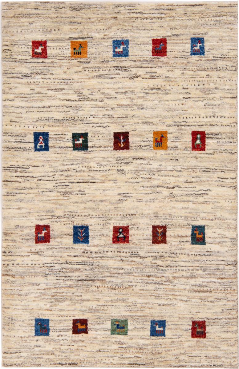 Perserteppich Perser Gabbeh Nomad 5'2"x3'4" 5'2"x3'4", Perserteppich Handgeknüpft