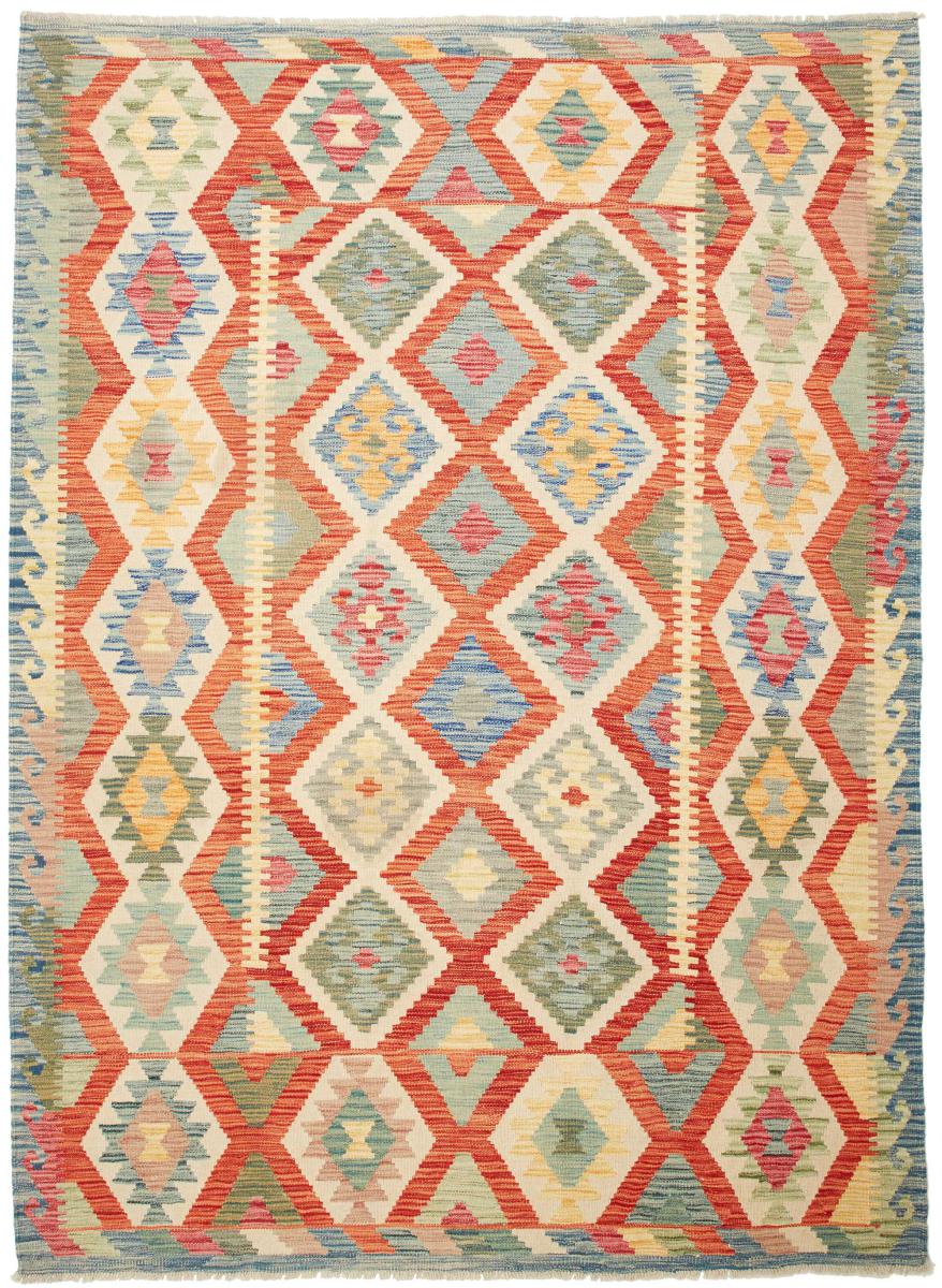 Afghansk teppe Kelim  Afghan 238x173 238x173, Persisk teppe Handwoven 