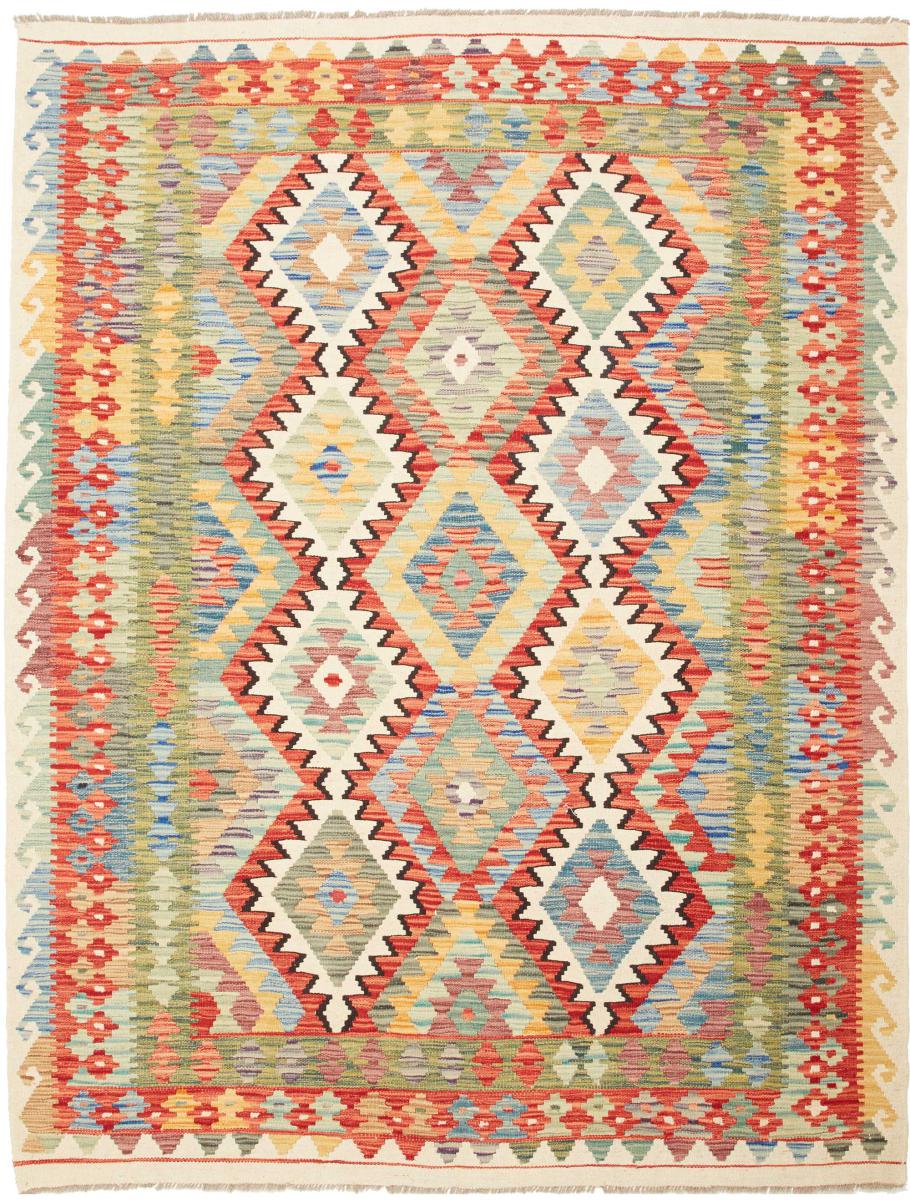 Tapis afghan Kilim  Afghan 220x169 220x169, Tapis persan Tissé à la main