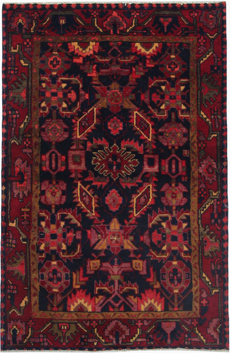 Persisk tæppe Hamadan 157x104 157x104, Persisk tæppe Knyttet i hånden