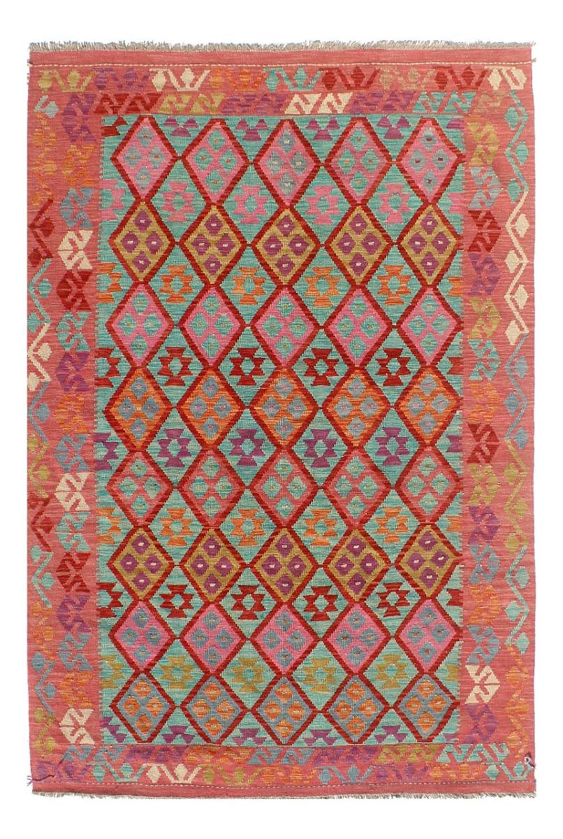 Afghan rug Kilim Afghan 8'2"x6'1" 8'2"x6'1", Persian Rug Woven by hand