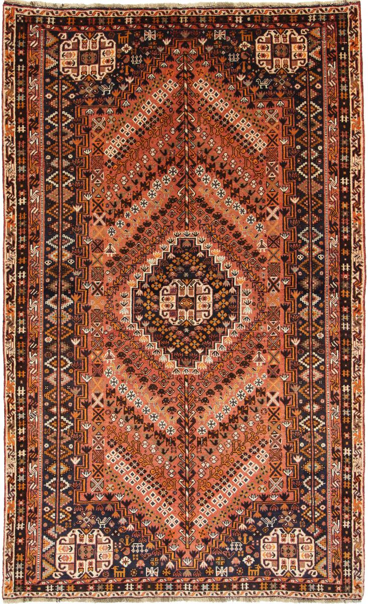 Persisk tæppe Ghashghai 265x165 265x165, Persisk tæppe Knyttet i hånden