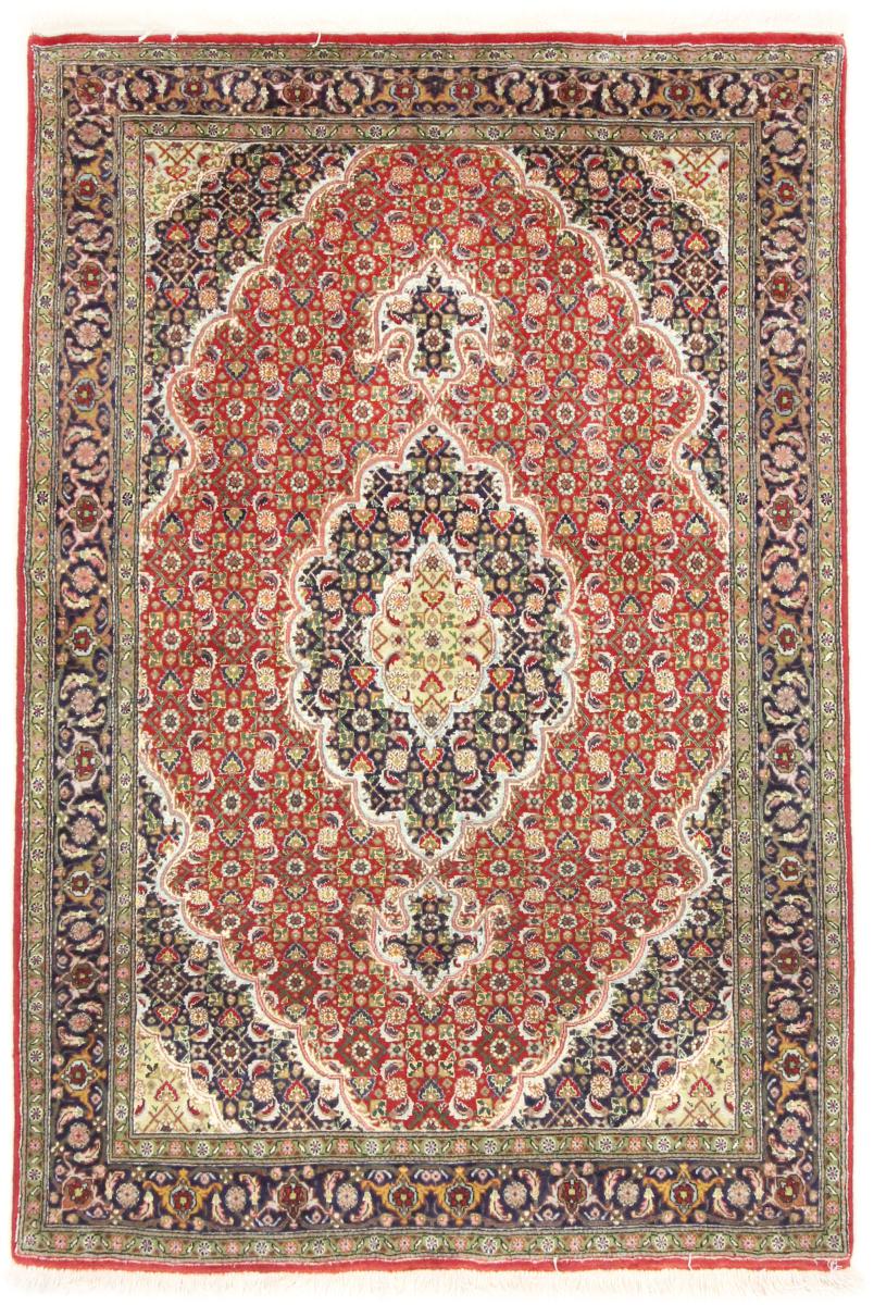 Tapete persa Tabriz 50Raj 146x101 146x101, Tapete persa Atado à mão