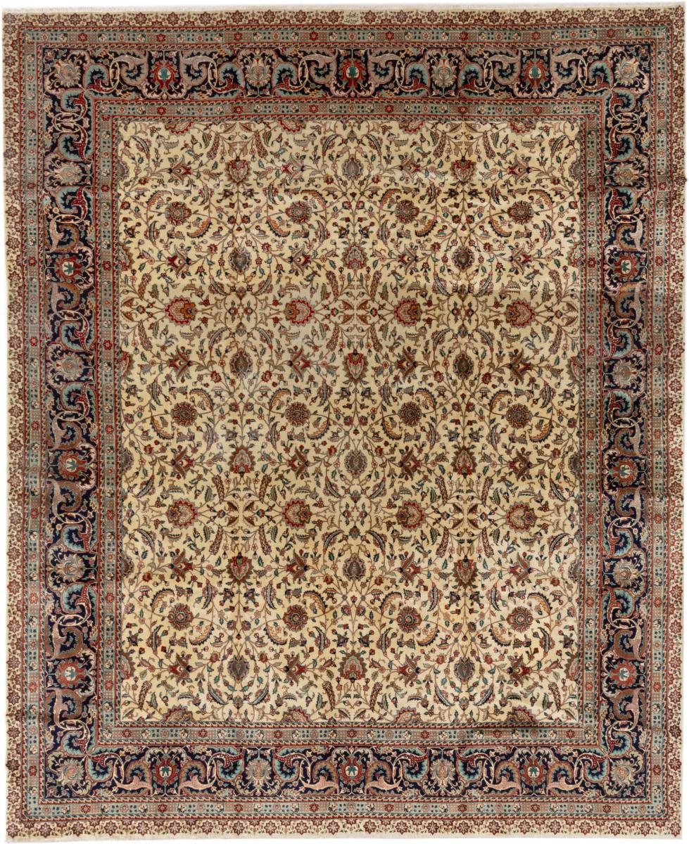 Tapete persa Tabriz 428x353 428x353, Tapete persa Atado à mão