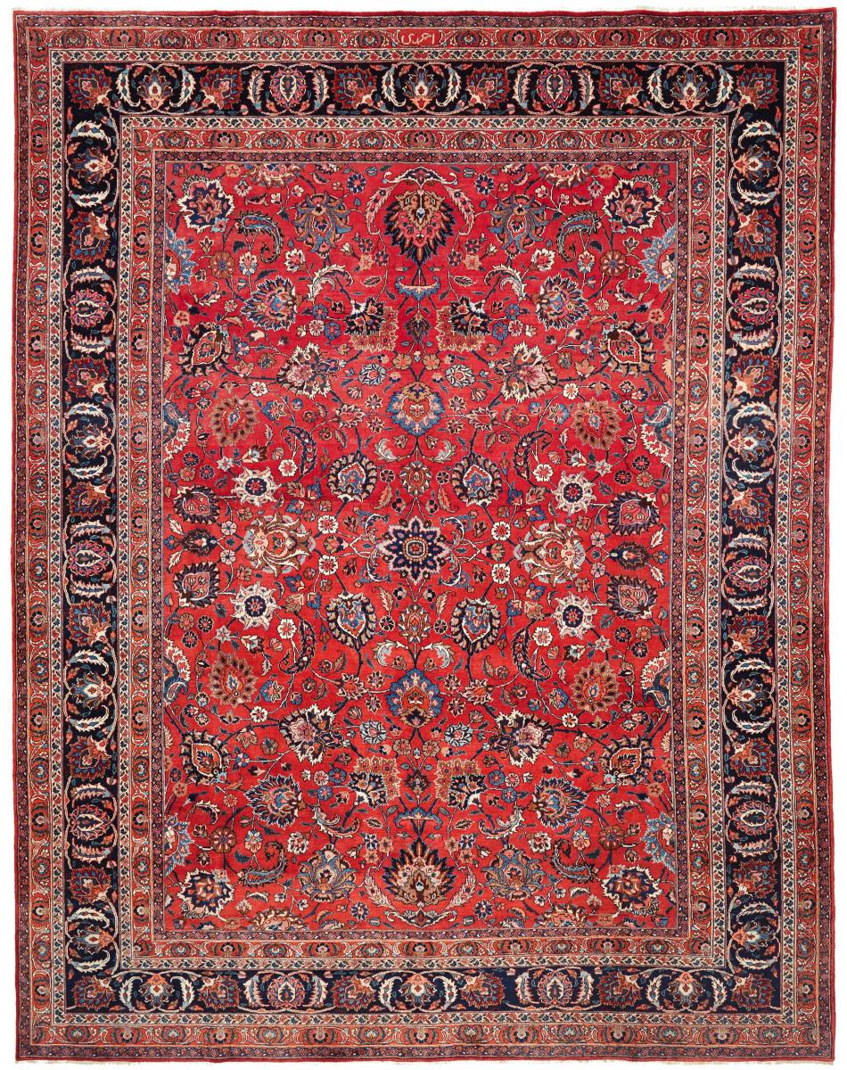 Persisk matta Mashhad 391x306 391x306, Persisk matta Knuten för hand