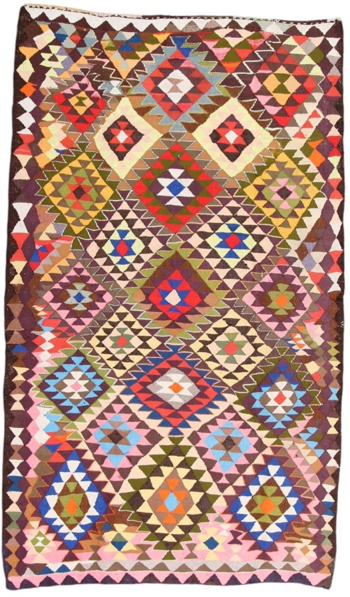 Perserteppich Kelim Fars Antik 9'10"x5'9" 9'10"x5'9", Perserteppich Handgewebt