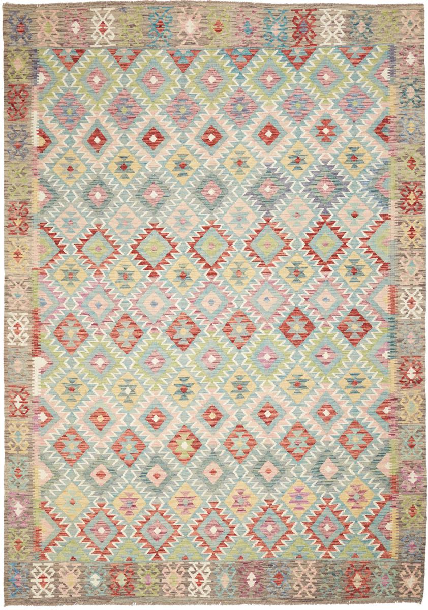 Tapete afegão Kilim Afegão 296x205 296x205, Tapete persa Tecido à mão