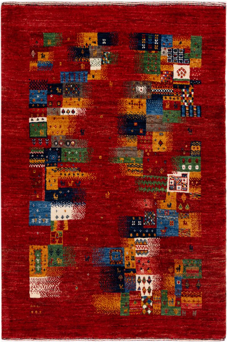 Persian rug Persian Gabbeh Loribaft Atelier 3'11"x2'7" 3'11"x2'7", Persian rug Hand-knotted