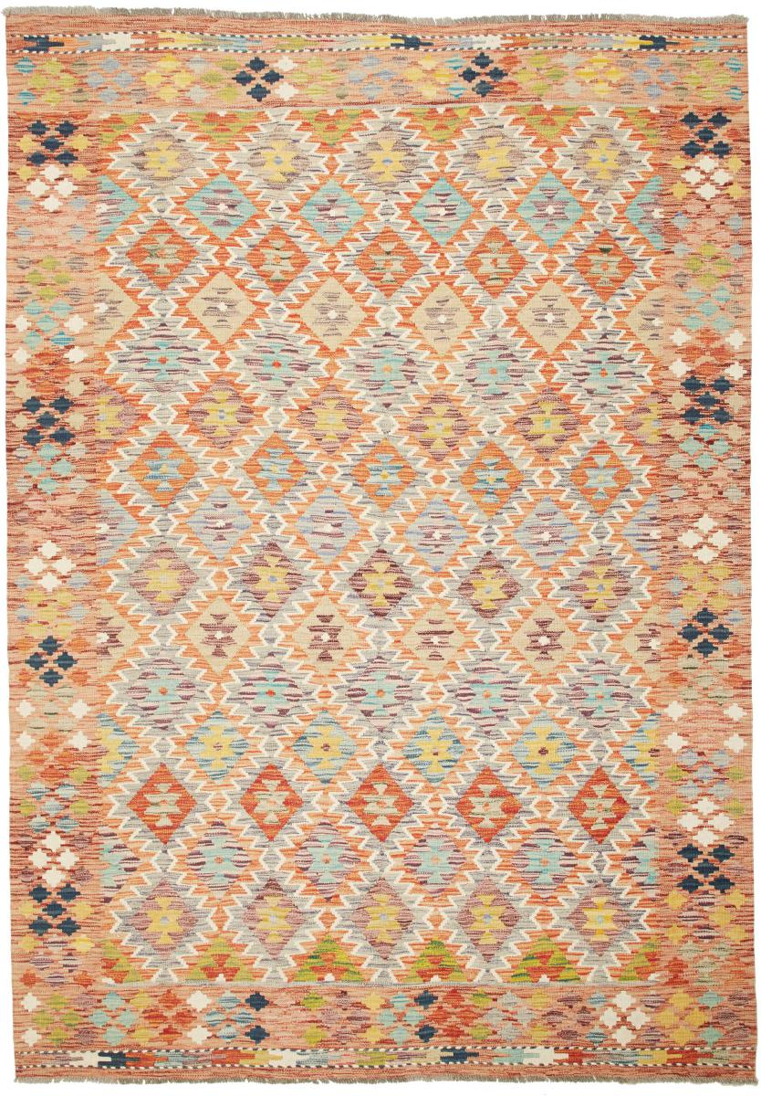 Tapis afghan Kilim  Afghan 257x180 257x180, Tapis persan Tissé à la main