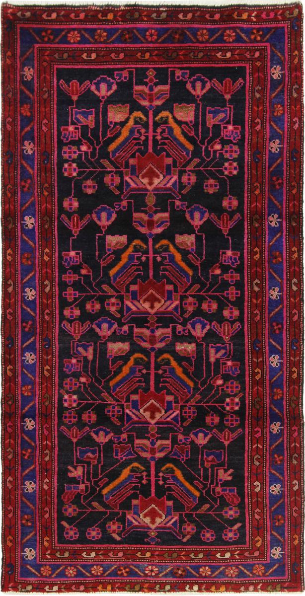  ペルシャ絨毯 ハマダン 209x101 209x101,  ペルシャ絨毯 手織り