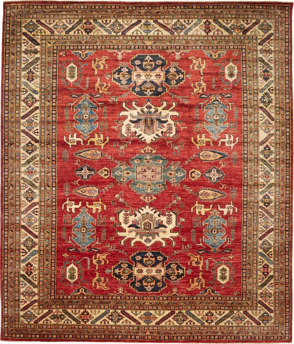 Pakistanischer Teppich Kazak 301x256 301x256, Perserteppich Handgeknüpft