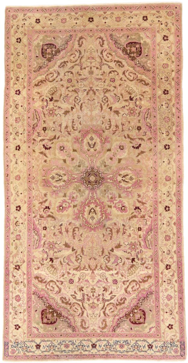 Tappeto indiano Indo Tabriz Antico 245x123 245x123, Tappeto persiano Annodato a mano