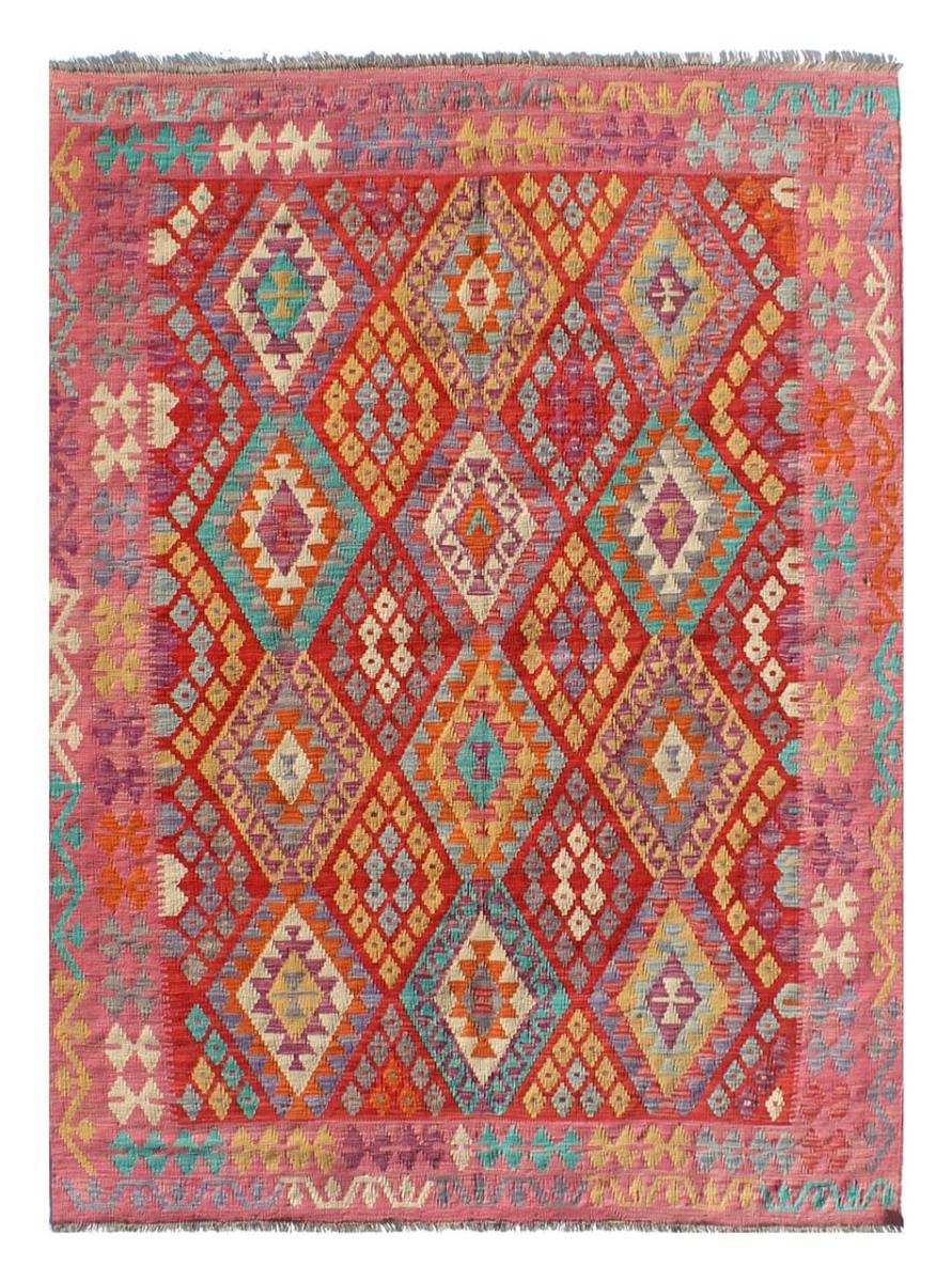 Afghan rug Kilim Afghan 7'9"x6'0" 7'9"x6'0", Persian Rug Woven by hand