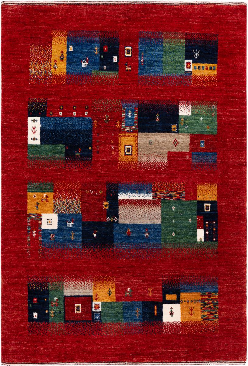 Tapis persan Persan Gabbeh Loribaft Atelier 117x79 117x79, Tapis persan Noué à la main