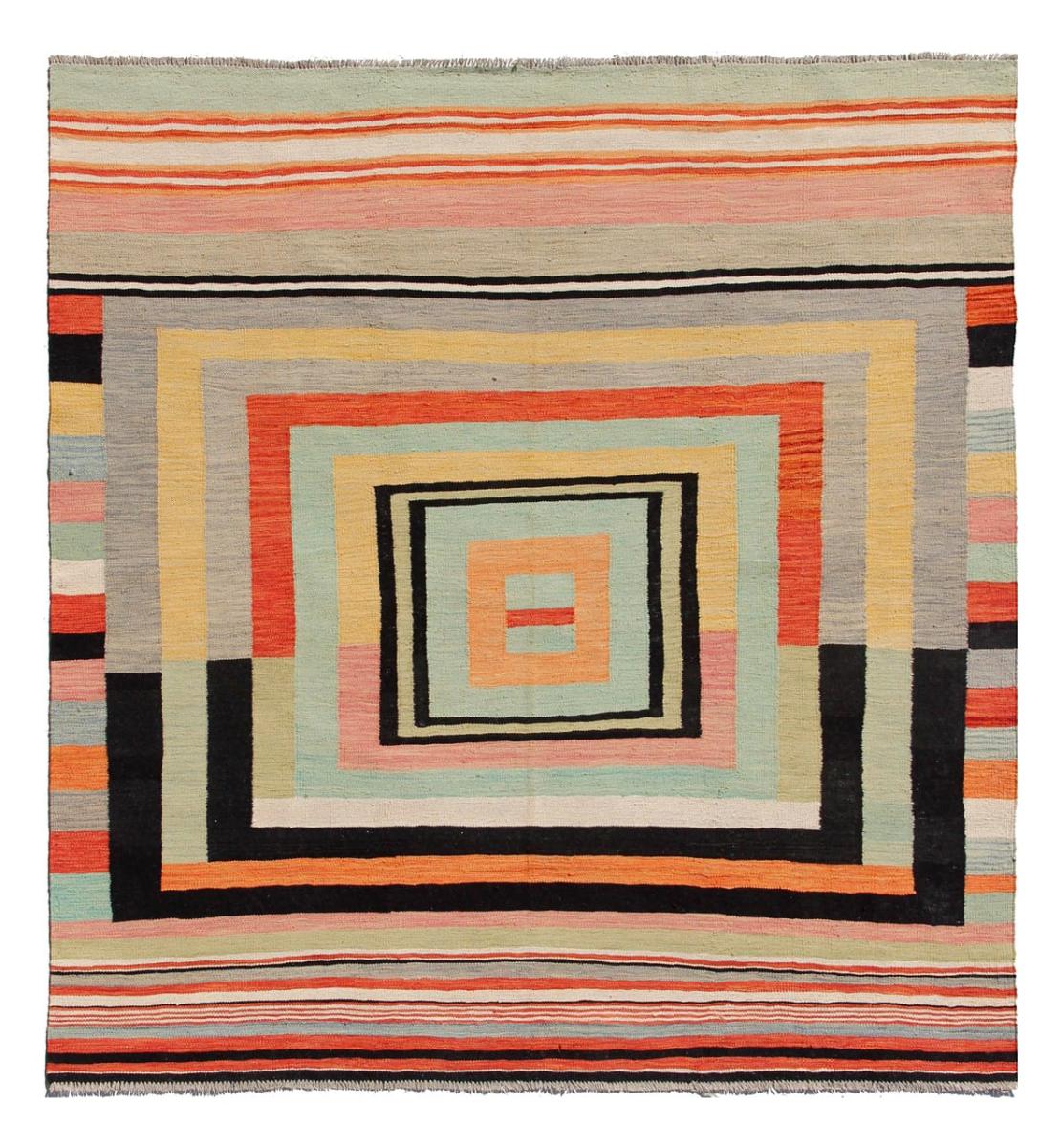 Alfombra afgana Kilim Afghan Edition 209x208 209x208, Alfombra persa Tejido a mano