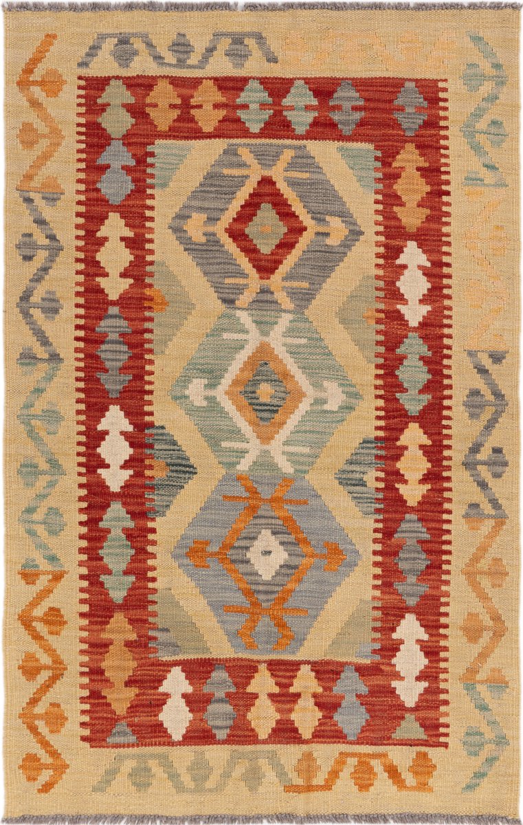 Afghan rug Kilim Afghan 3'11"x2'7" 3'11"x2'7", Persian rug Handwoven