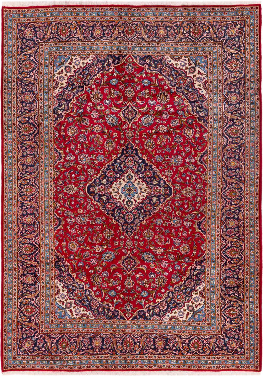 Alfombra persa Keshan 356x250 356x250, Alfombra persa Anudado a mano