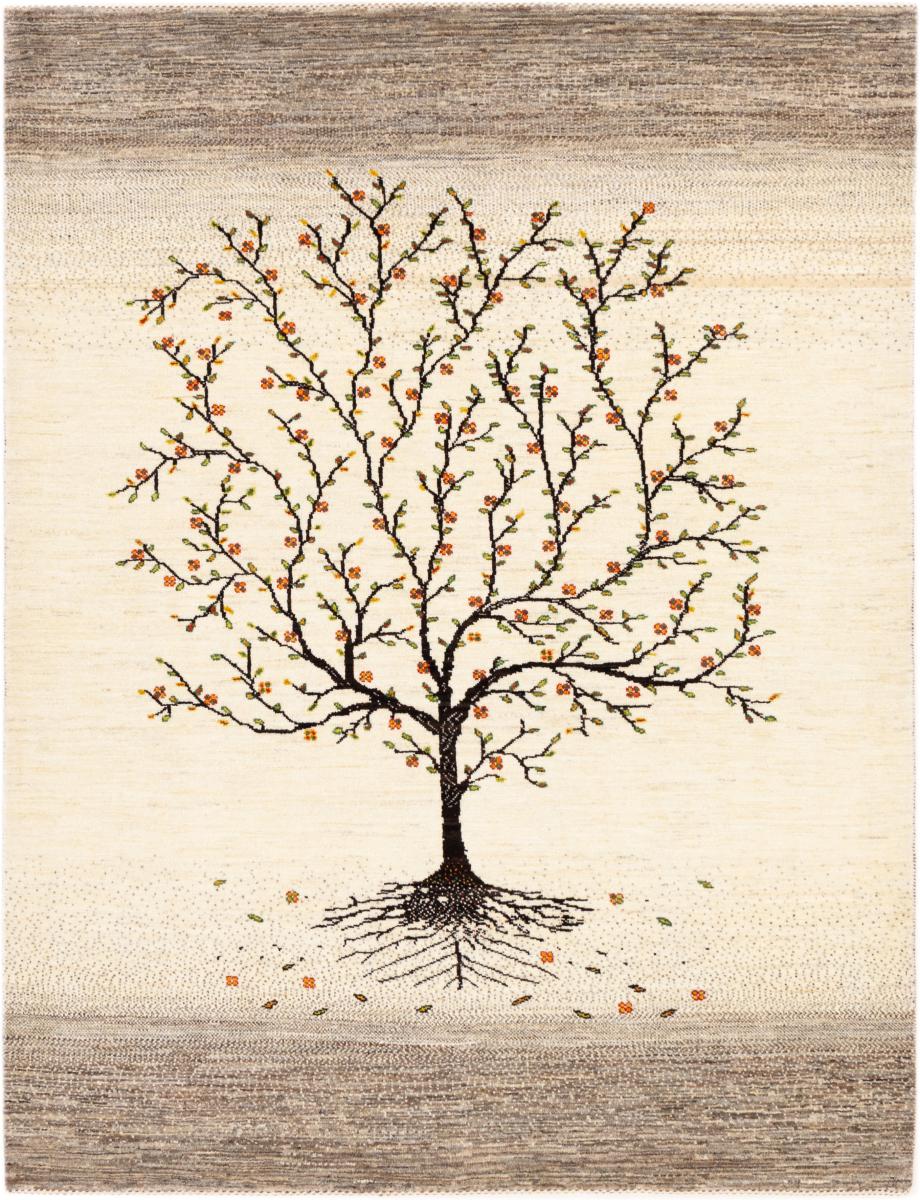 Tapis persan Persan Gabbeh Loribaft Nowbaft 202x156 202x156, Tapis persan Noué à la main