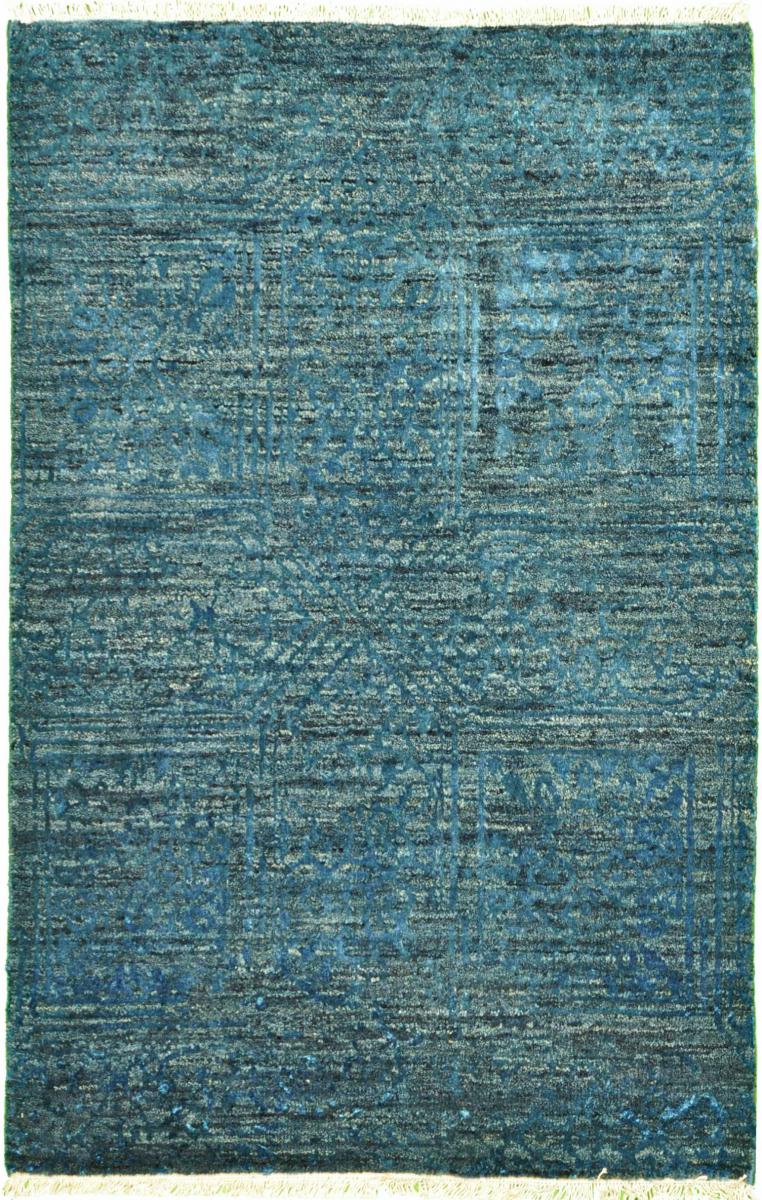 Pakisztáni szőnyeg Mahra 3'2"x2'2" 3'2"x2'2", Perzsa szőnyeg Kézzel csomózva