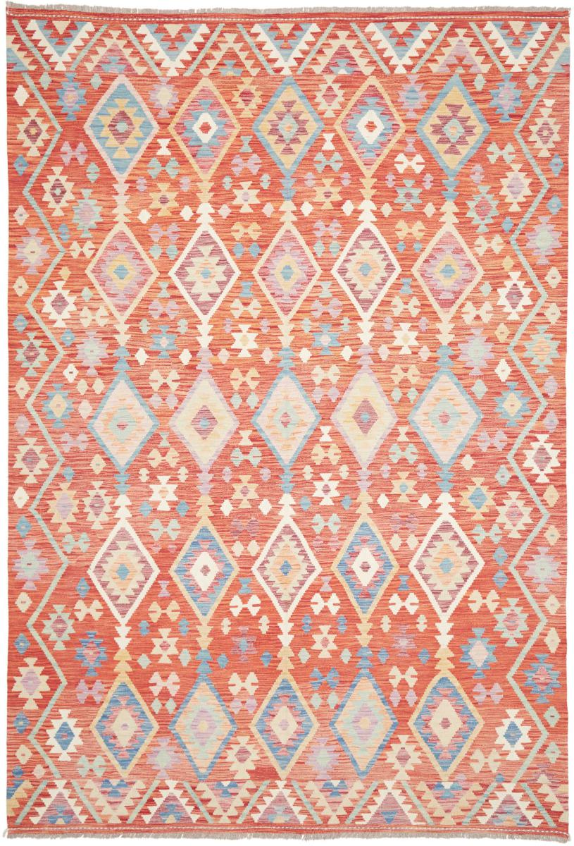 Afgán szőnyeg Kelim Afghan 303x205 303x205, Perzsa szőnyeg Kézzel szőtt