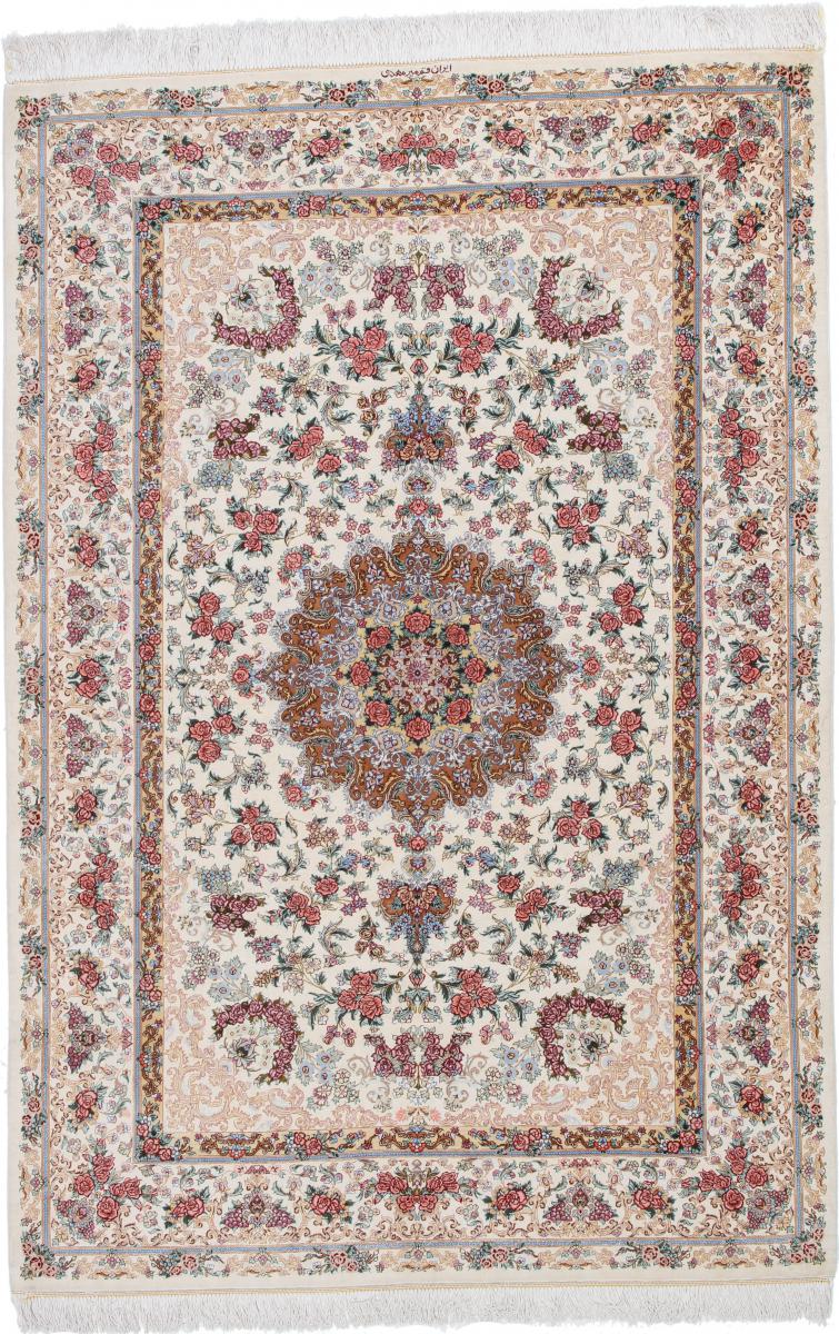 Perzsa szőnyeg Ghom Selyem 6'8"x4'5" 6'8"x4'5", Perzsa szőnyeg Kézzel csomózva