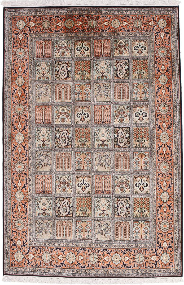 Indo rug Kashmir Silk 190x125 190x125, Persian Rug Knotted by hand