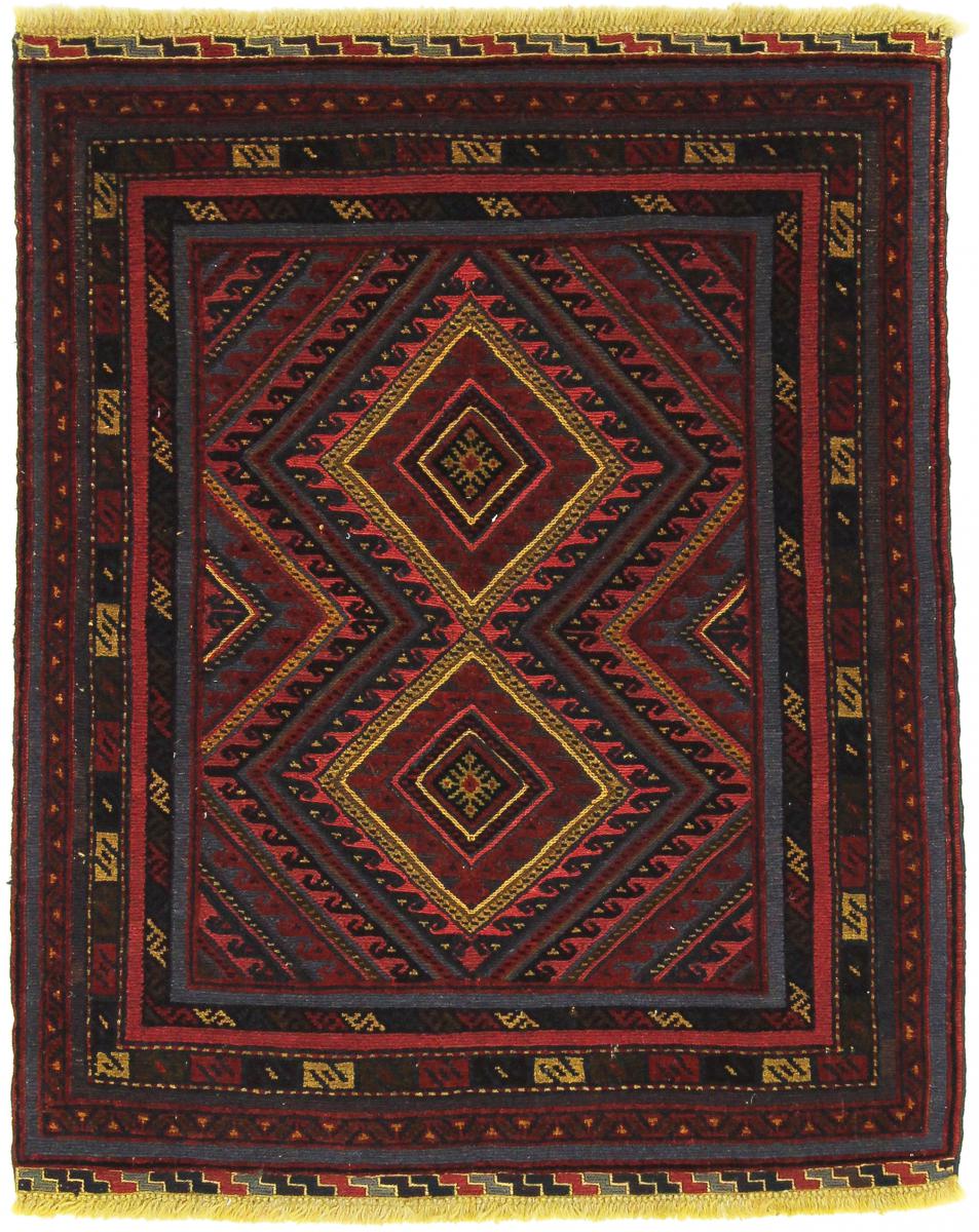Tapis afghan Kilim Afghan 106x88 106x88, Tapis persan Tissé à la main