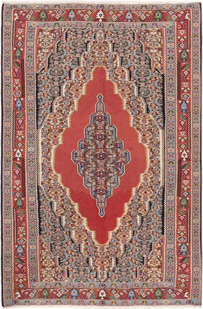 Persian Rug Kilim Senneh 245x157 245x157, Persian Rug Knotted by hand