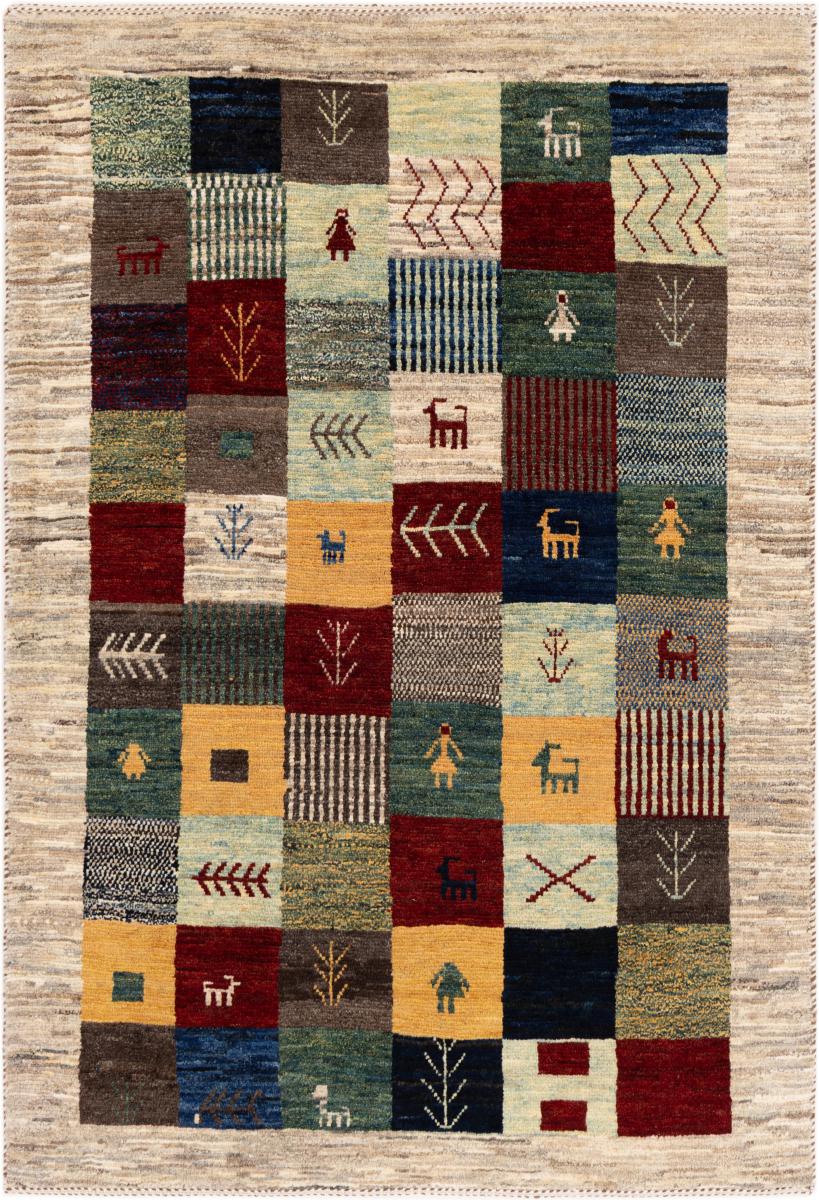 Tapis persan Persan Gabbeh Pure 149x105 149x105, Tapis persan Noué à la main
