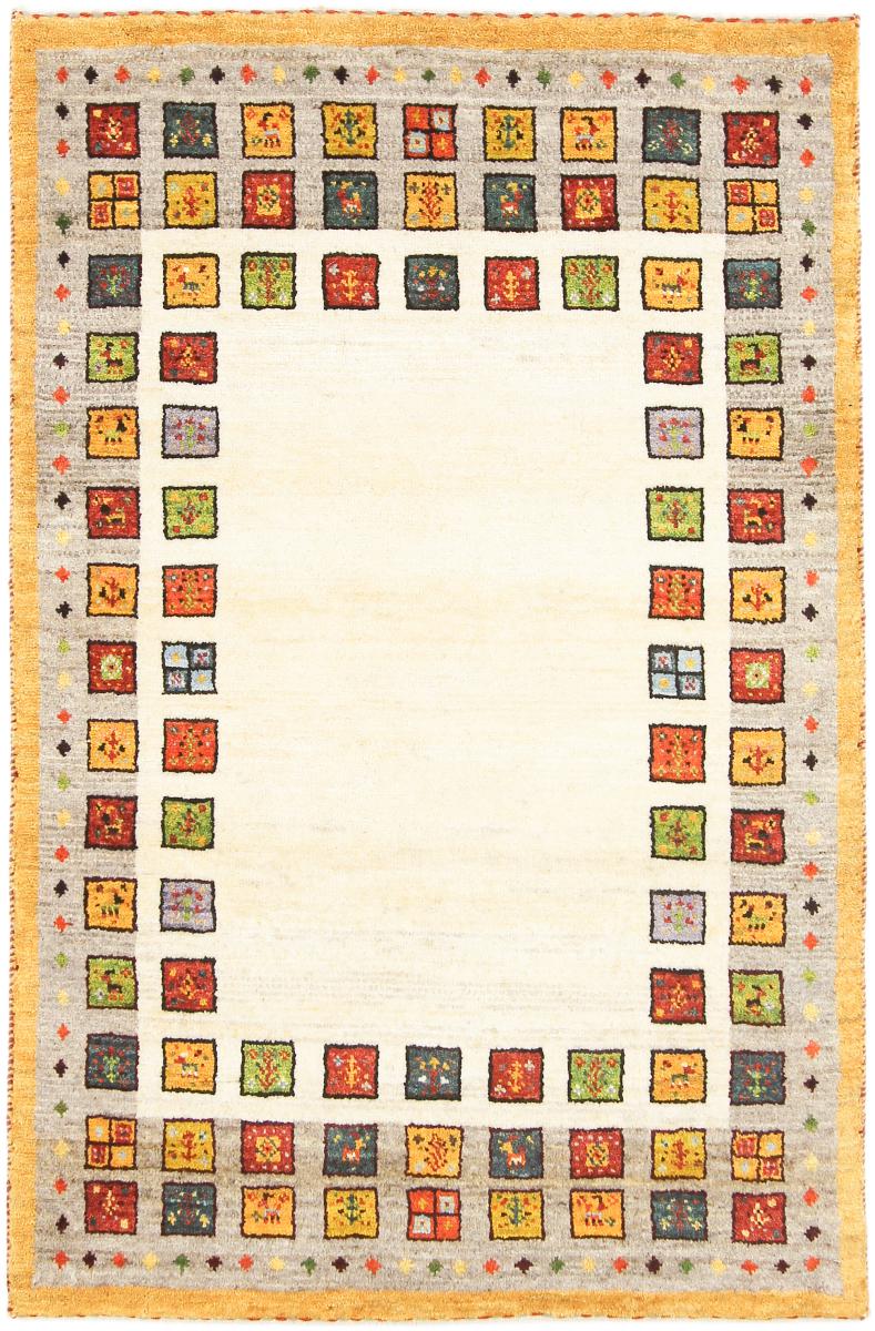 Tapete persa Persa Gabbeh Yalameh Nature 124x78 124x78, Tapete persa Atado à mão