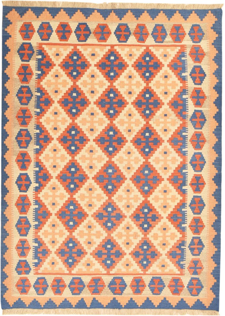 Alfombra persa Kilim Fars 202x148 202x148, Alfombra persa Tejido a mano