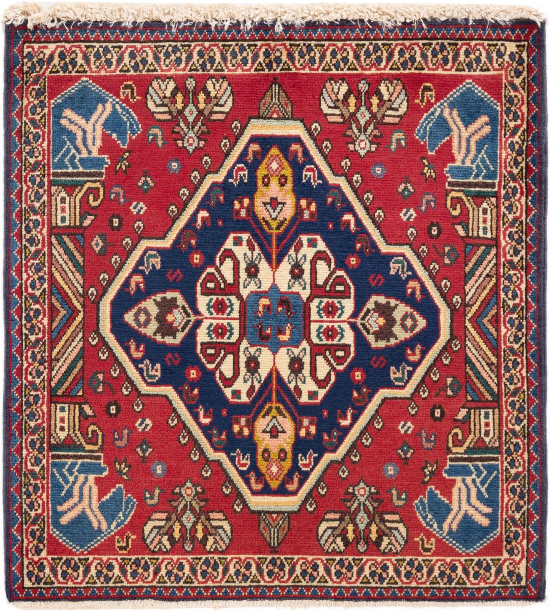 Perzisch tapijt Ghashghai 66x60 66x60, Perzisch tapijt Handgeknoopte