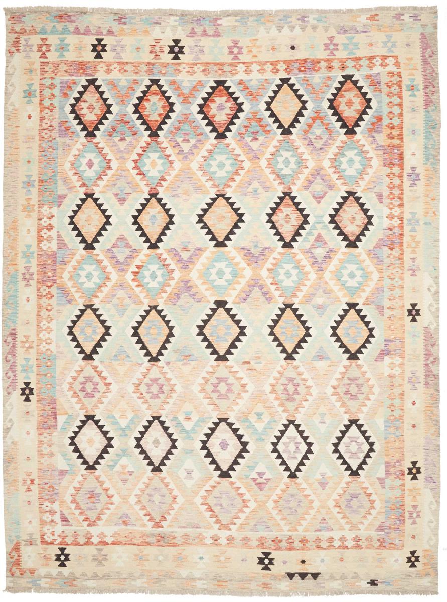 Afghanischer Teppich Kelim Afghan 349x259 349x259, Perserteppich Handgewebt