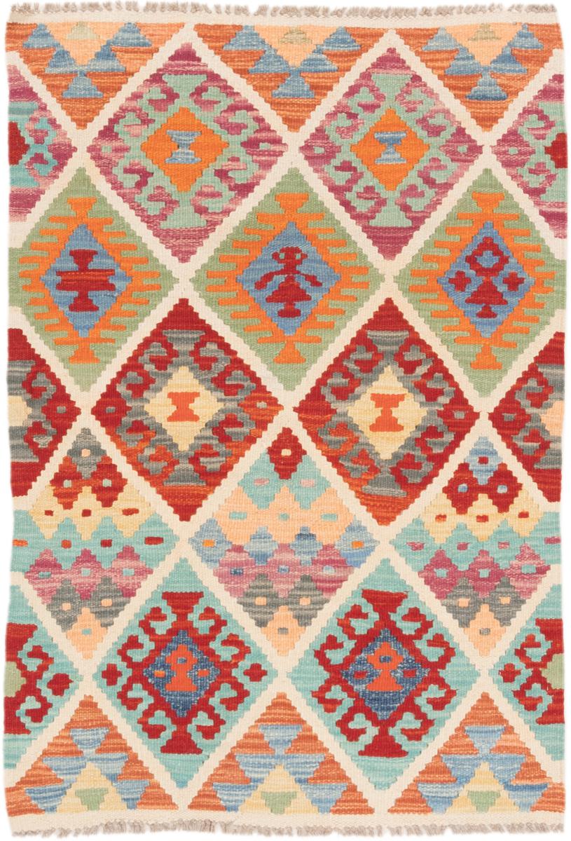 Tapete afegão Kilim Afegão 127x87 127x87, Tapete persa Tecido à mão