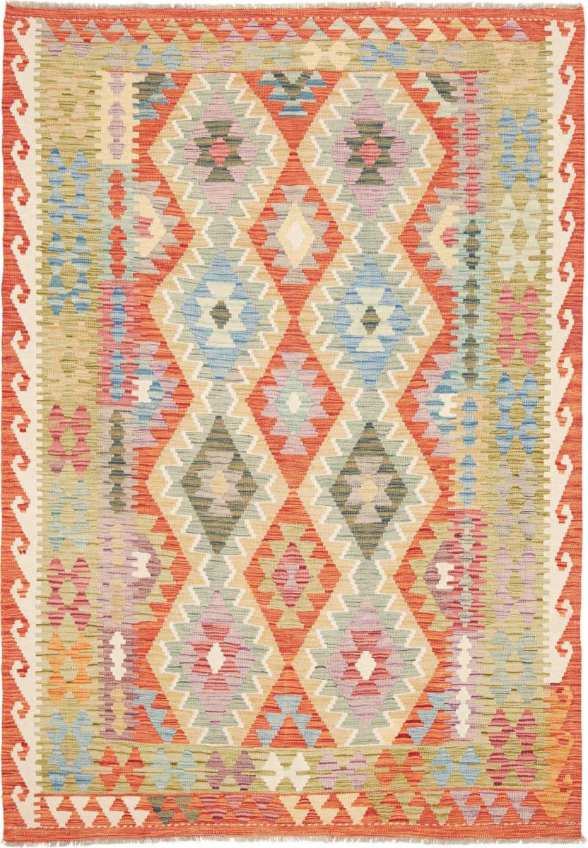 Afghanischer Teppich Kelim Afghan 216x152 216x152, Perserteppich Handgewebt