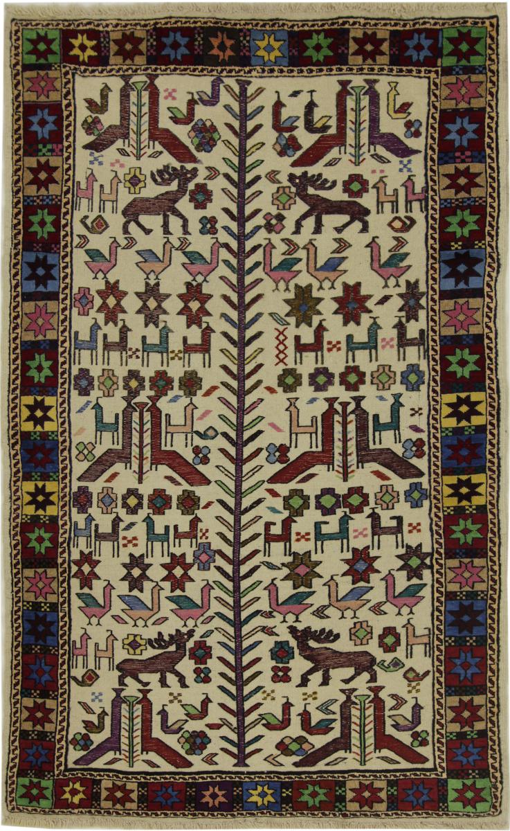 Covor persan Meshkin 203x117 203x117, Covor persan Lucrate de mână