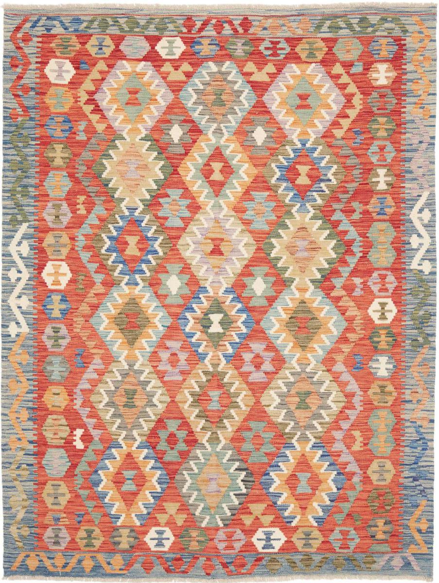 Tappeto afghano Kelim Afghan 200x153 200x153, Tappeto persiano Tessuto a mano