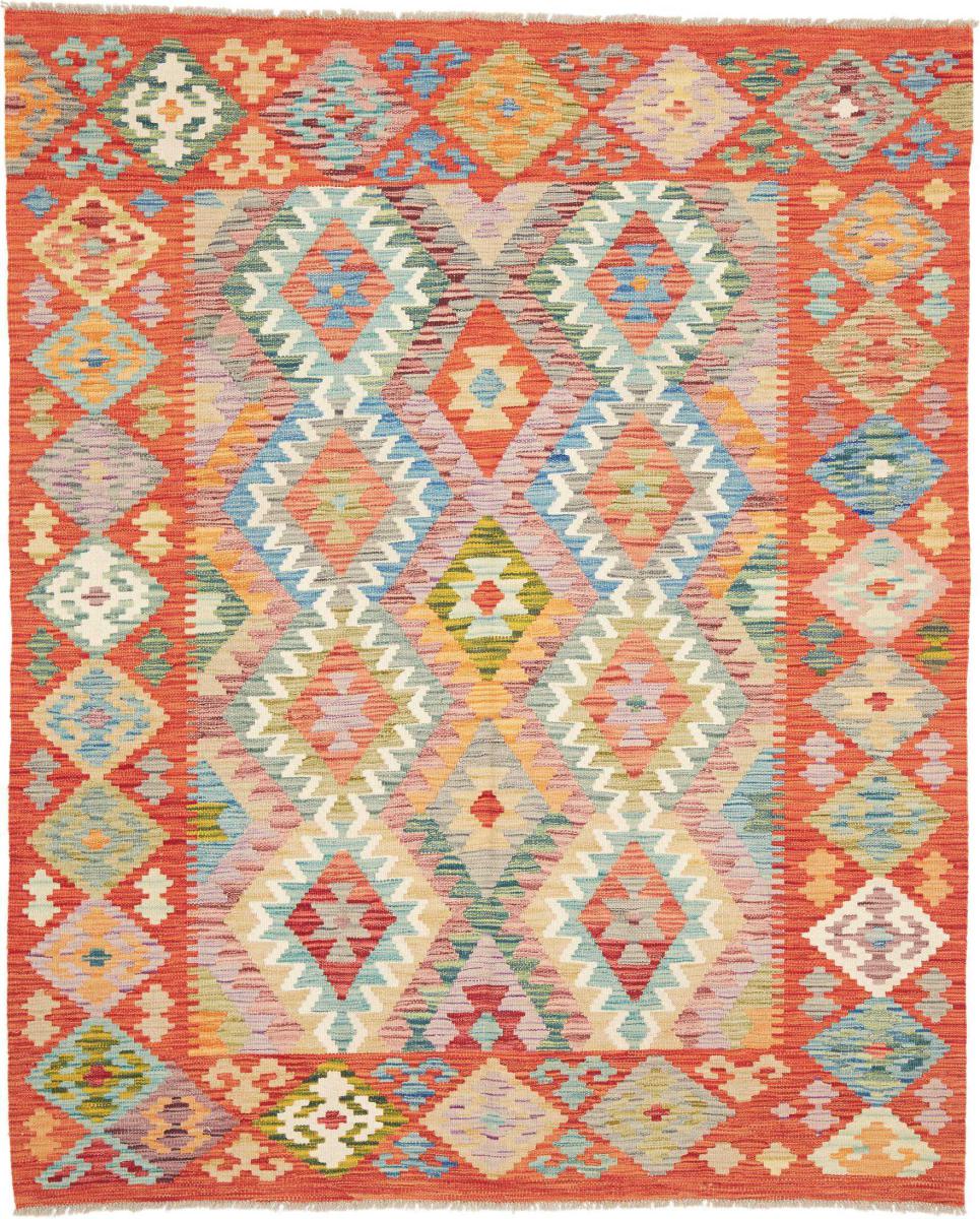Afghanischer Teppich Kelim Afghan 194x155 194x155, Perserteppich Handgewebt