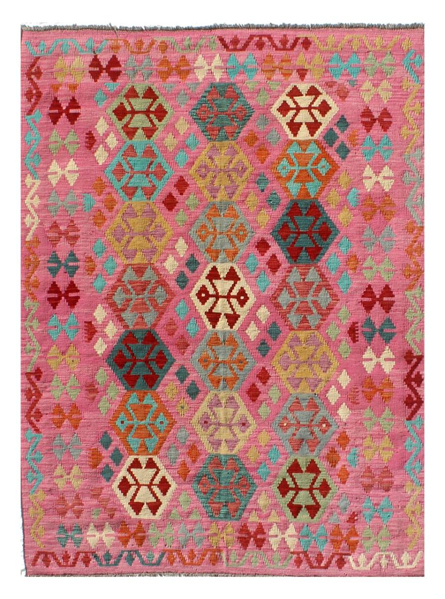 Afghan rug Kilim Afghan 7'11"x5'10" 7'11"x5'10", Persian Rug Woven by hand